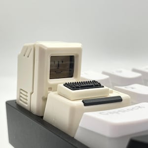 Retro Desktop Keycaps  | Artisan Keycap | For Mechanical Keyboard | Escape Keycap Handmade | Retro Escape Keycap Artisan