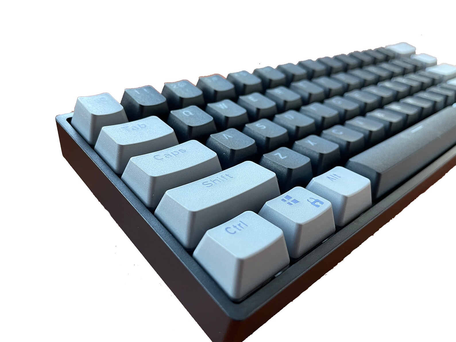 Black and Grey Mechanical Keyboard 60 RGB Etsy