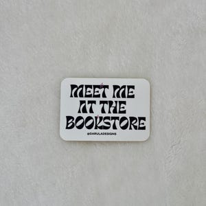 Meet Me at the Booktore Vinyl Sticker | Booktok | Kindle Sticker | Bookstore | Bookish Gifts