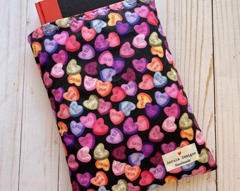 Romance Book Tropes Booksleeve | Book Sleeve | Book Pouch | Book Cover | Padded Book Sleeve | Book Protector