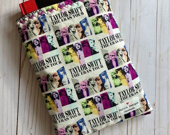 TS Eras Tour Booksleeve | Book Pouch | Book Cover | Padded Book Sleeve | Book Protector