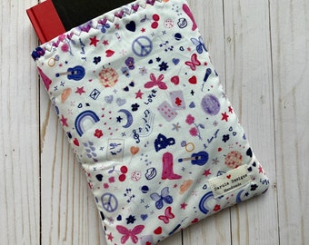 Girly Lover Inspired Booksleeve | Book Pouch | Book Cover | Padded Book Sleeve | Book Protector
