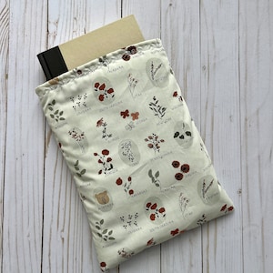 State Flowers Booksleeve Book Sleeve Book Pouch Book Cover Padded Book Sleeve Book Protector Bild 1