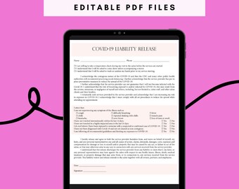 COVID 19 Liability Release Form
