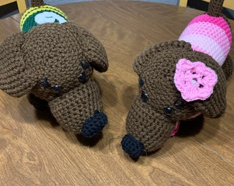 Crochet Dog Stuffed Animal
