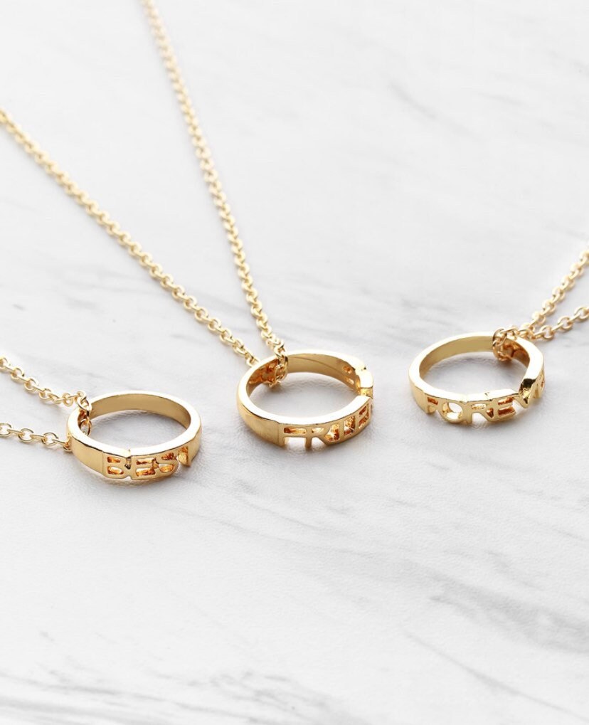 Friendship Rings for 3 - Etsy UK