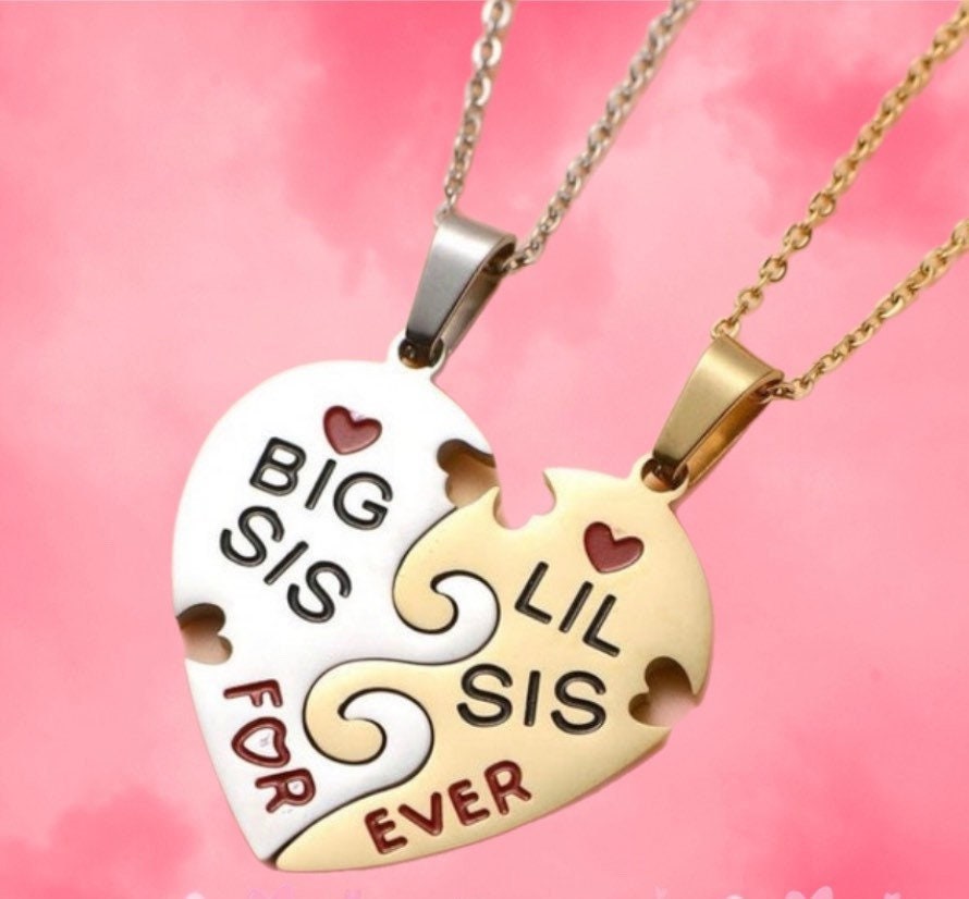 Cute necklaces shop for sisters