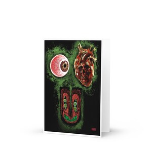 Augen-Herz U Grußkarte