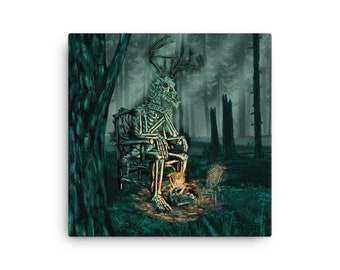 Seated Wendigo (CANVAS)