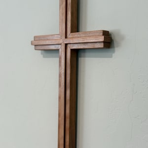 Handcrafted Cherry  Wooden Cross
