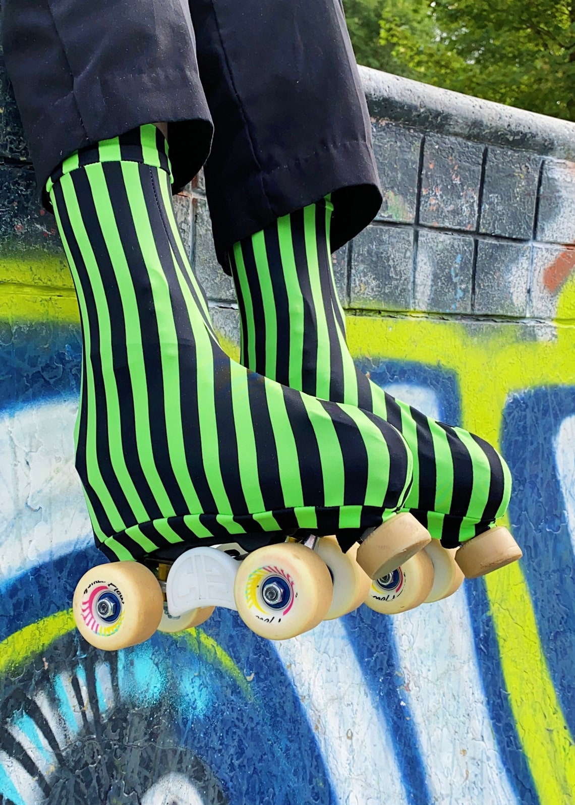 Groovy Roller Skate Covers Roller Skate Accessories Tricks Etsy