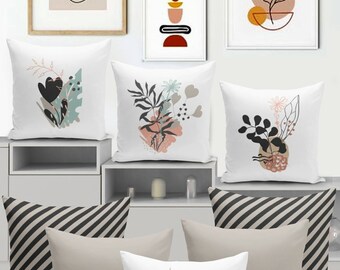 2 Weiß & Schwarz Twin Stripe Kunstleder Kissenbezüge 16" 18" 20" 2 Weiß & Schwarz Twin Stripe Kunstleder Kissenbezüge 16" 18" 20"