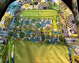 Vera Bradley-limes up Floral-backpack/campus/tech Washable 