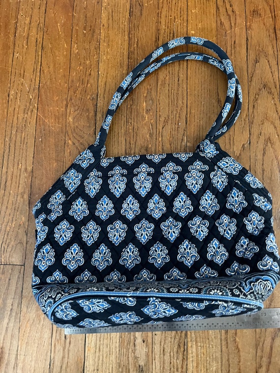 Vera Bradley Angle Tote Bag in "Calypso Blue" Pat… - image 3
