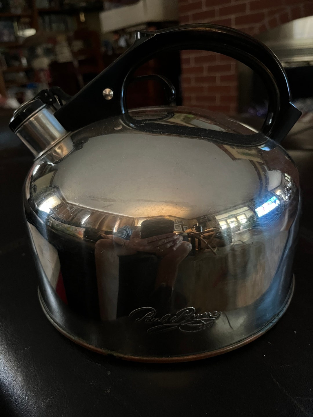 Revere Ware Vtg Paul Reveretea Kettle W/copper Etsy