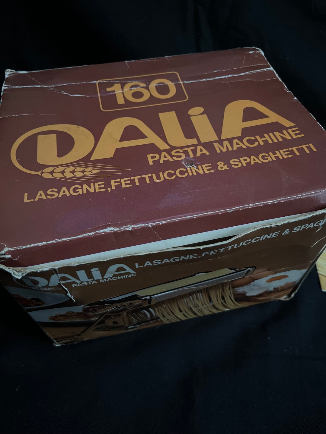 Dalia Pasta Machine 160 Used in Box, With Handles/recipe Booklet Etsy