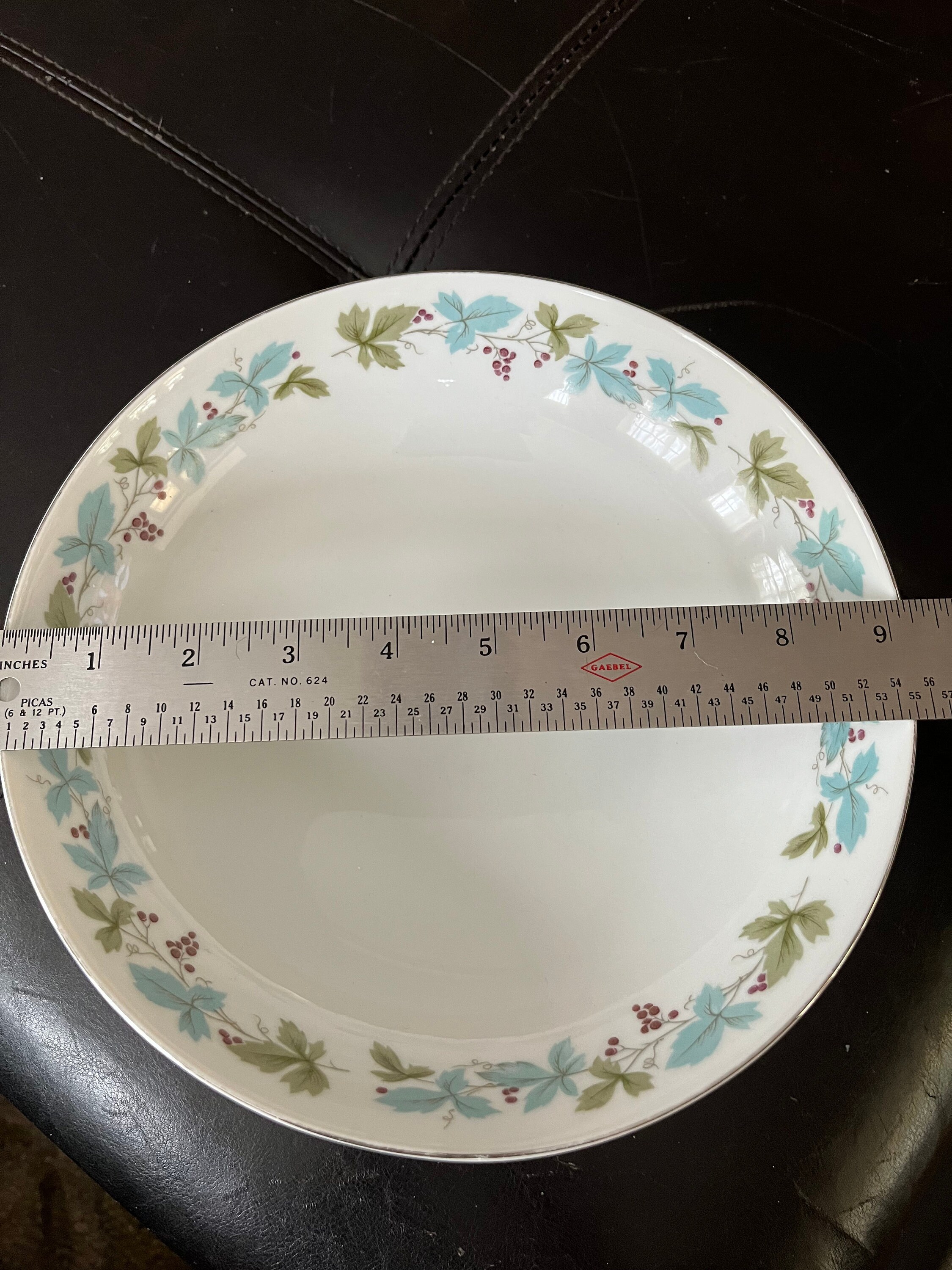 Vintage Fine China Japan 6701 Grapevine Pattern Serving Bowl Etsy