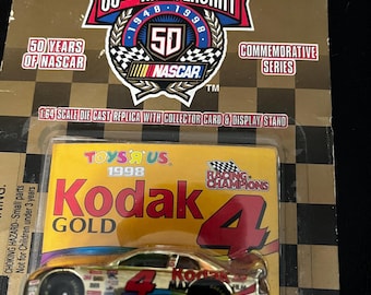 Nascar Racing Champions-24k Gold Plated 50th Anniversary-4 Cars