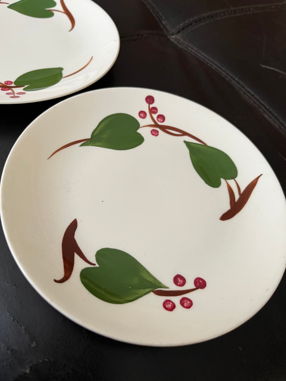 Blue Ridge Southern Pottery Hand Painted Stanhome Ivy 4-6 1/2” Bread ...