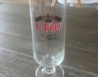 Verre à bière à pied EKU-Kulmbacher Brauerei EKU Pils Bier-Kulmbach, ALLEMAGNE