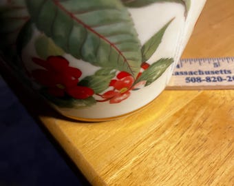 Franklin Porcelain “the Garden Bird Vase” by Basil Ede-limited