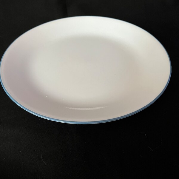 Blue Rim Corelle Etsy