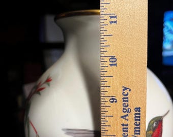 Franklin Porcelain “the Garden Bird Vase” by Basil Ede-limited