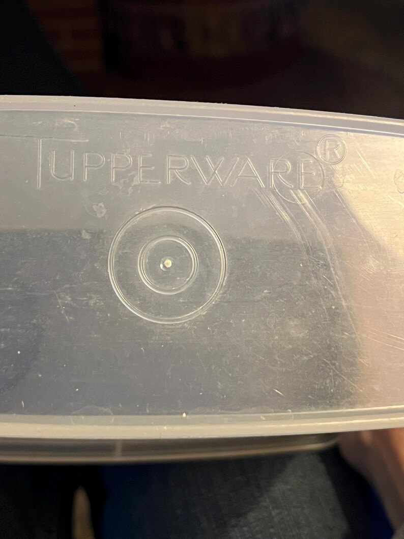 Snap Tupperware Tupperware-cereal/grain Storage-13 Cups-sheer W/blue Snap on Seal-#469 ...