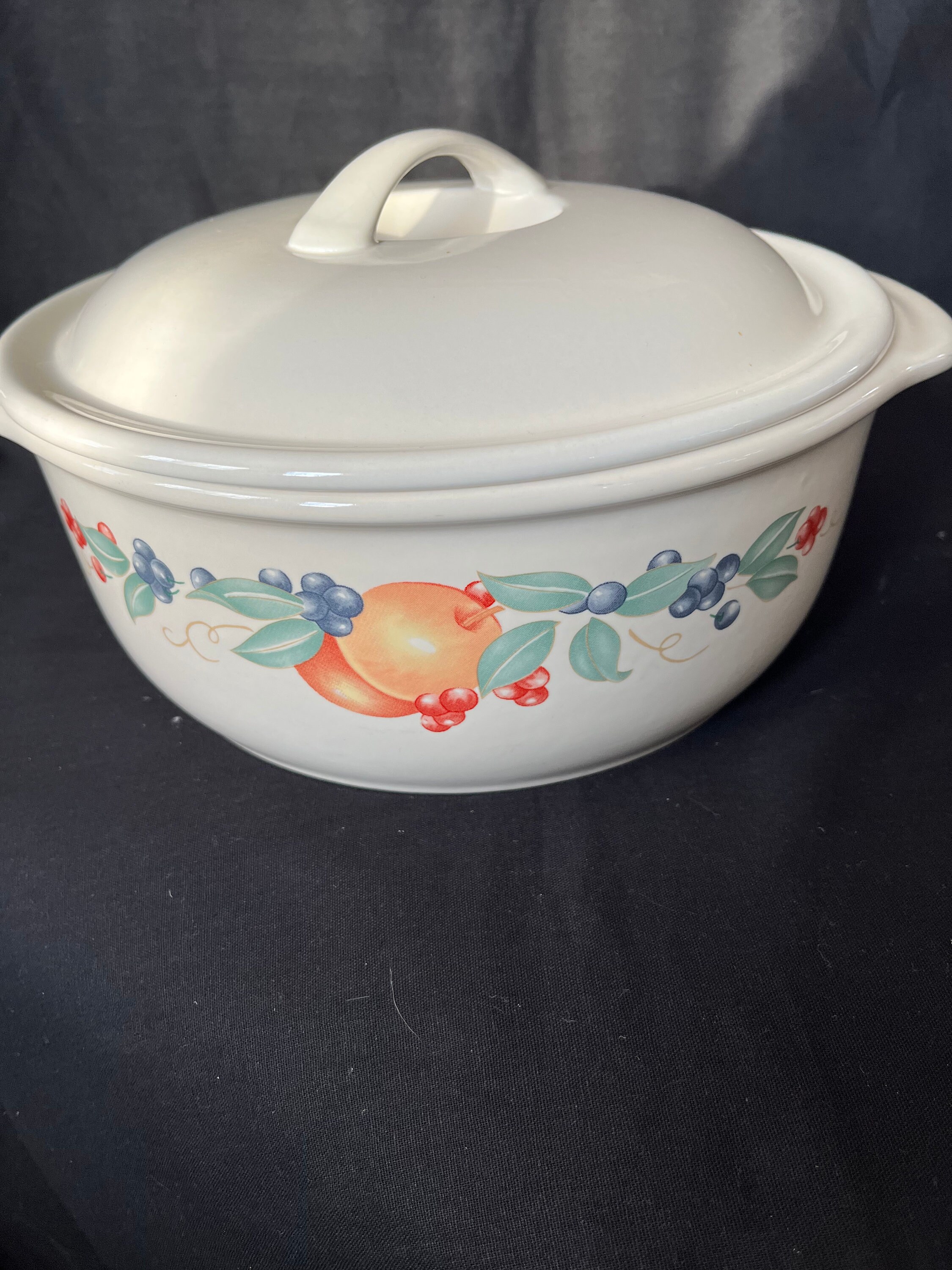 CORELLE Coordinates Abundance 2 1/2 Qt Stoneware Casserole W/lid Etsy