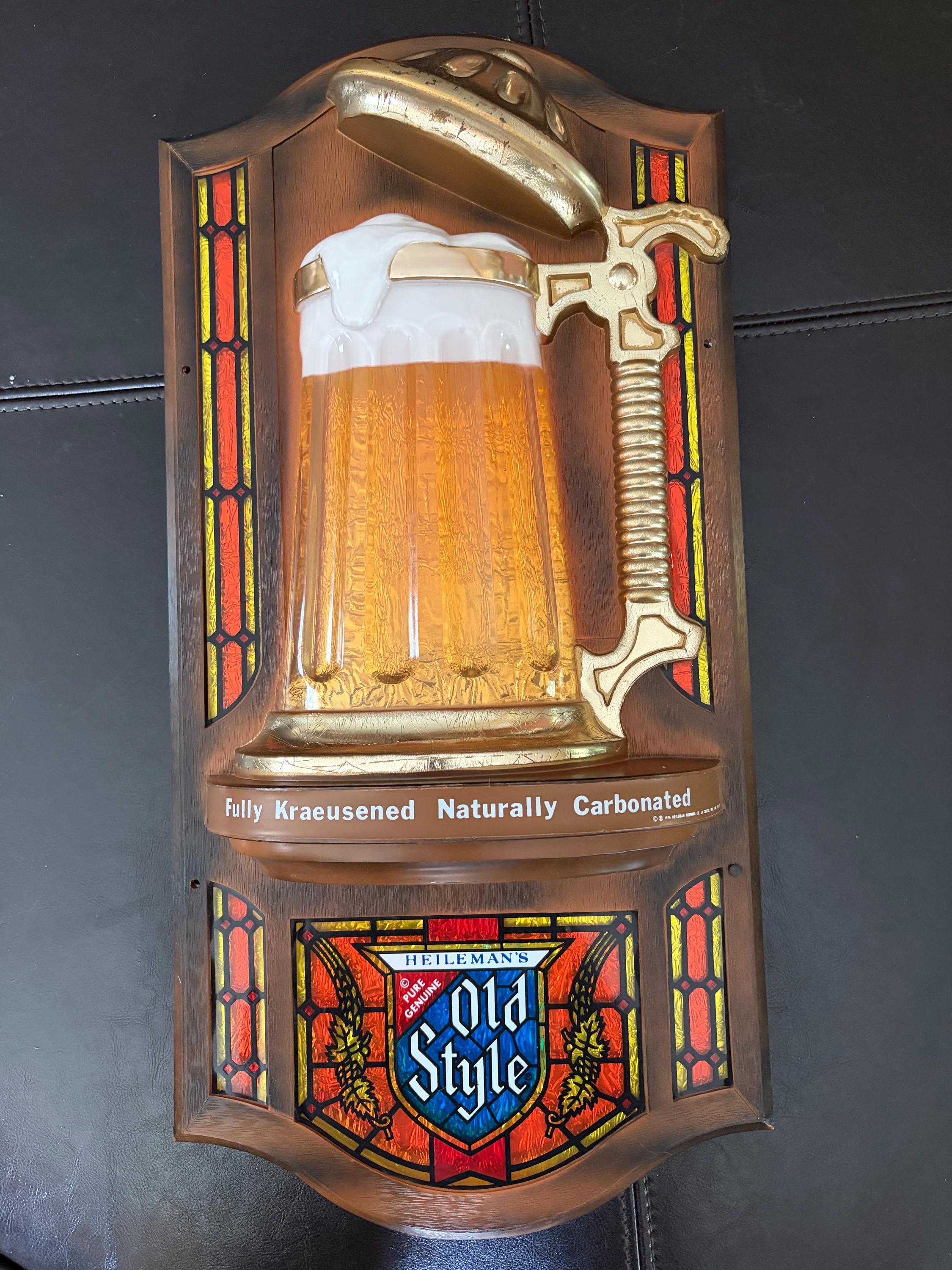 Heileman's Old Style Beer Beer Sign - Etsy