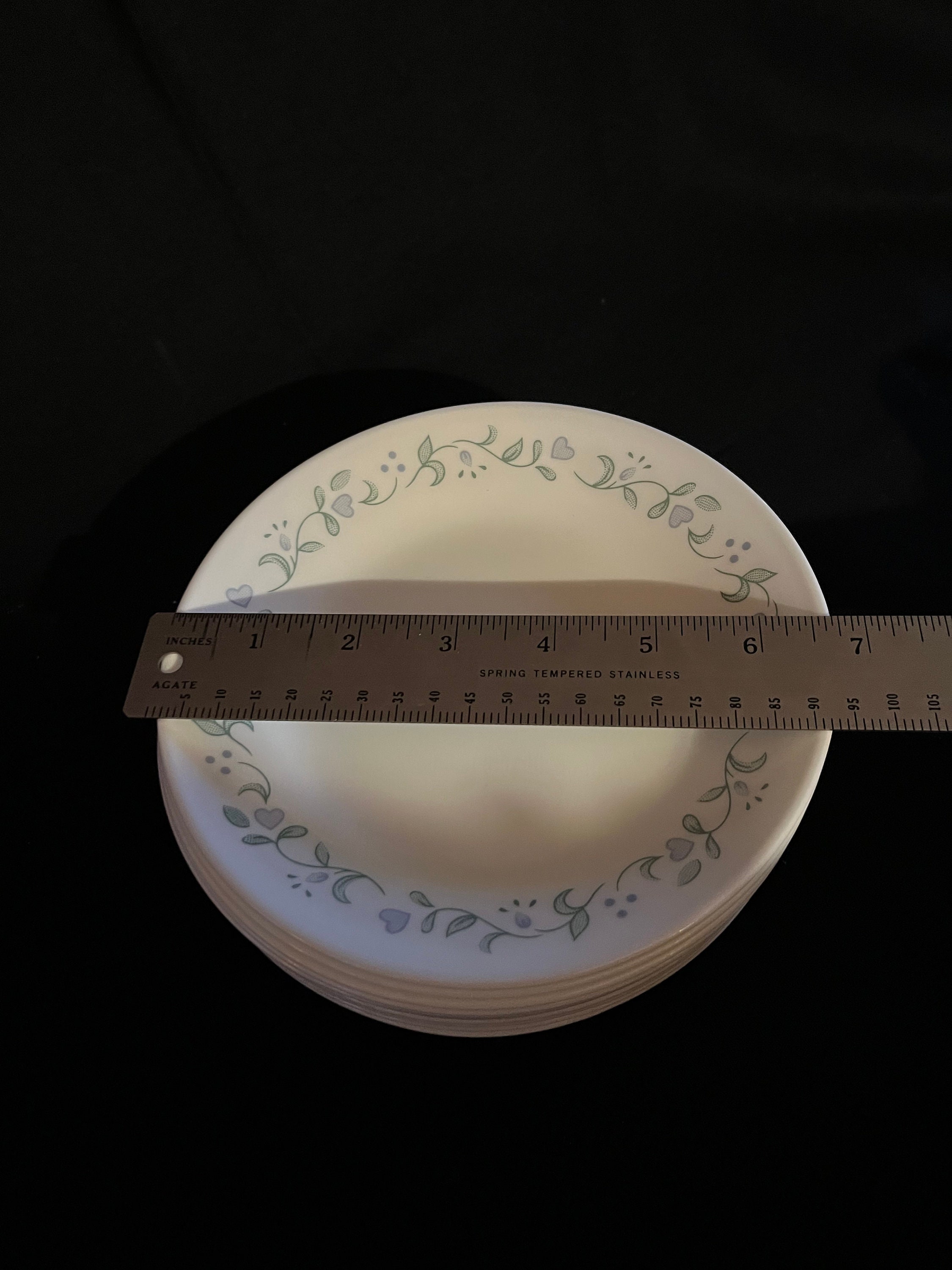 Corning Warecorellecountry Cottagebread and Butter Plates 6 3/4 Set