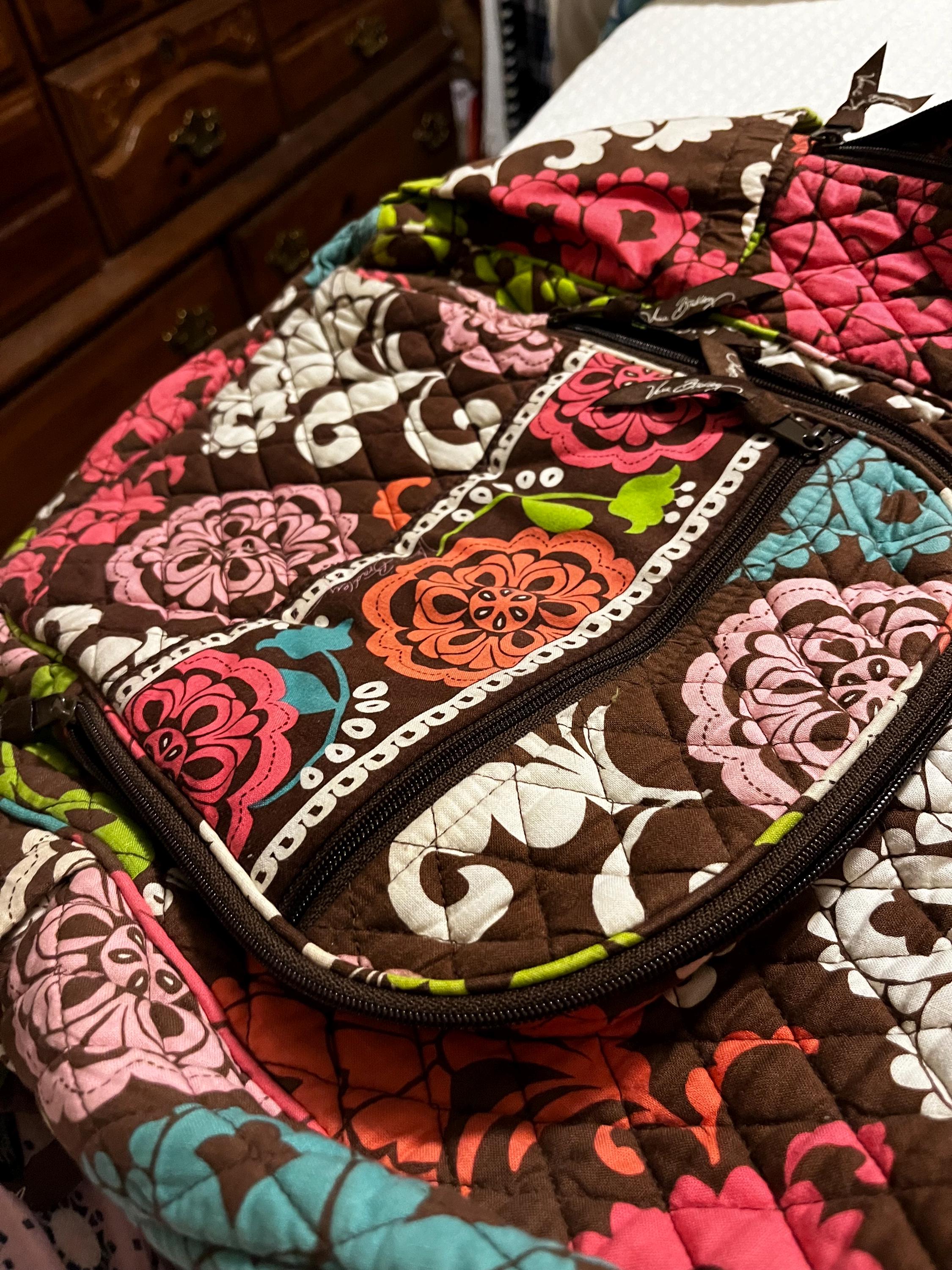 Vera Bradley-lola-large Vibrant Design Campus Backpack - Etsy display picture 3