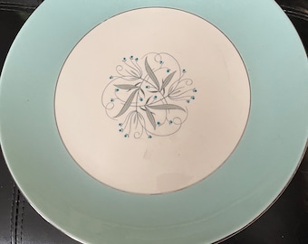 MCM Rhythm Homer Laughin dinner plates-5, Beautiful Design-hard To Find