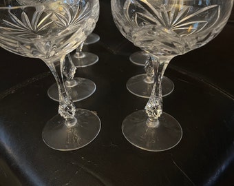 GORHAM Chapelle Champagne Glasses Set de 8-6 1/4" X 3 1/2"