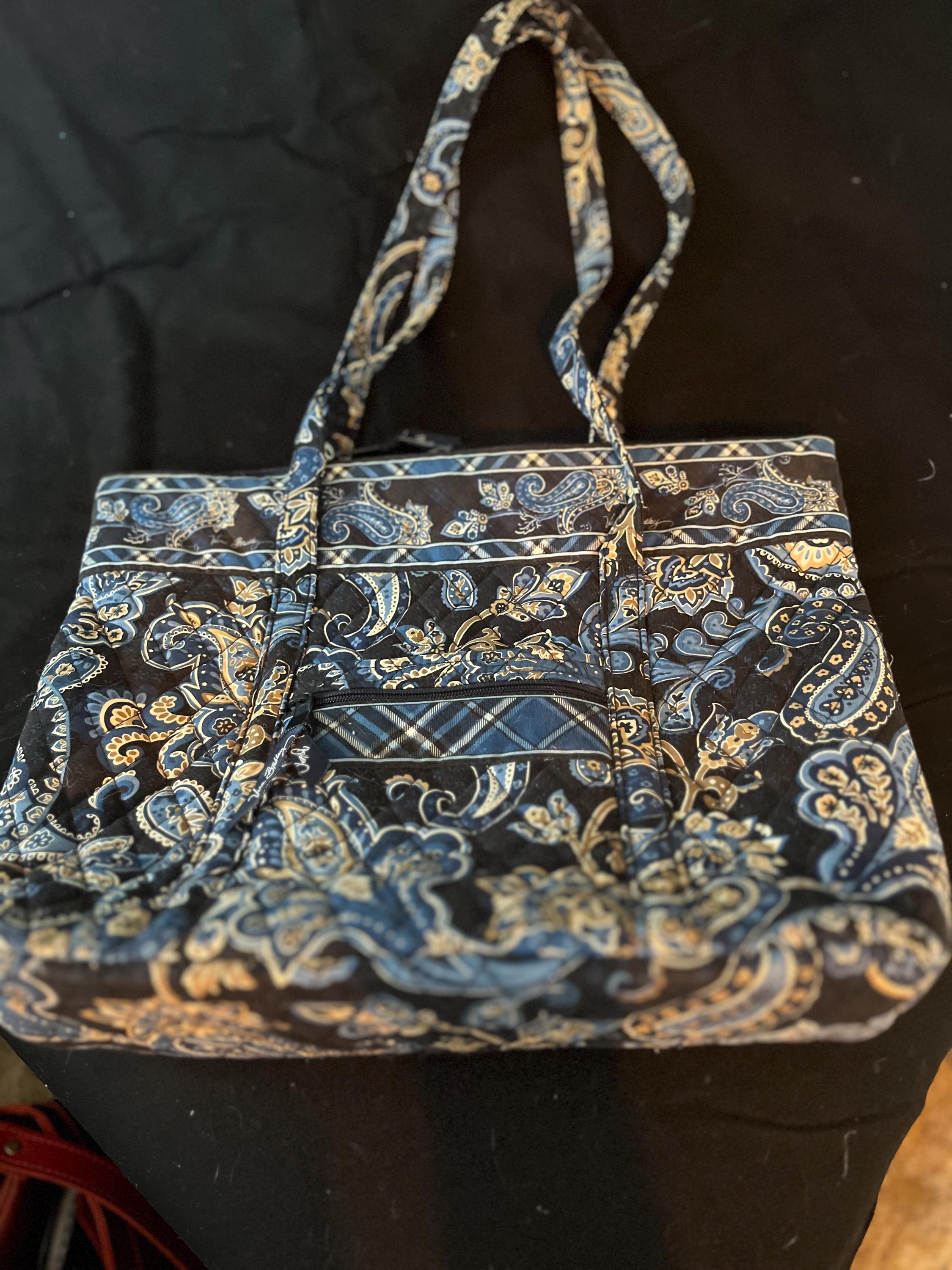 Vera Bradley-windsor-navy Blue Shoulder Bag/handbag/tote  display picture 1