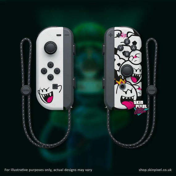 Spooktacular Boo From Mario Joy-con Custom DIY Shells for Nintendo