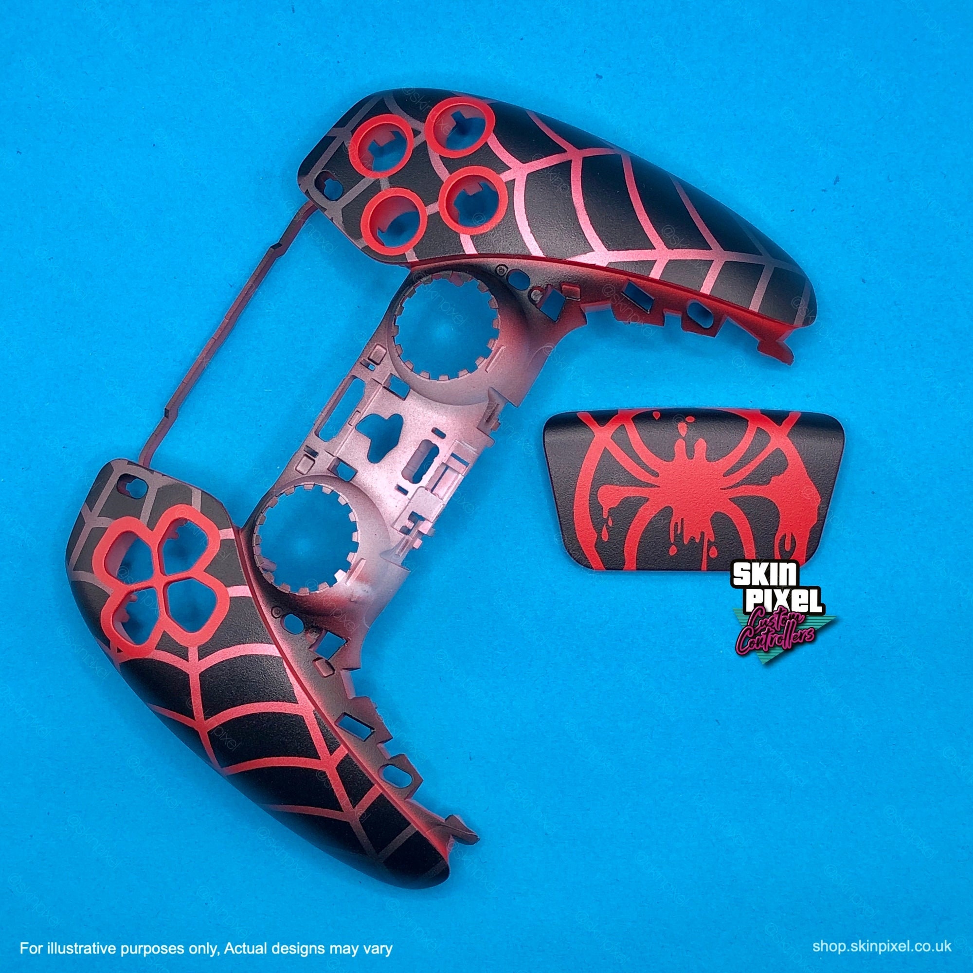 Spider Man Miles Morales Custom PS5 Dualsense DIY Faceplate - Etsy