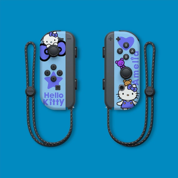 Hello Cute Custom Kitty Joy-con DIY Shells for Nintendo