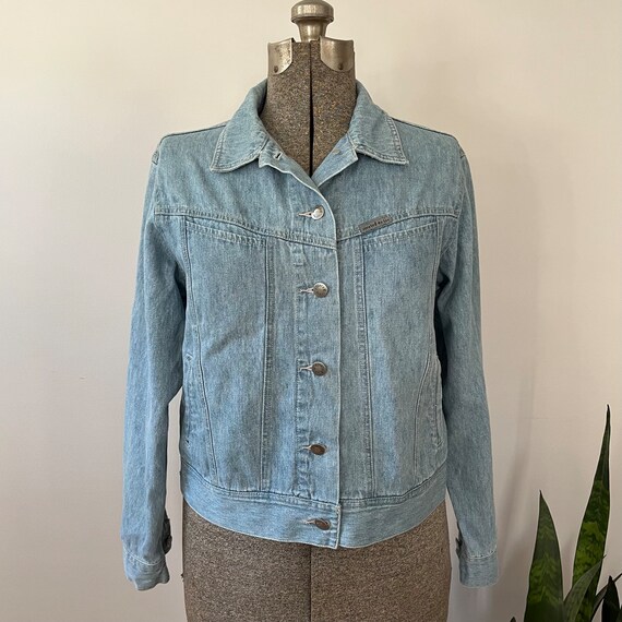 Jaket denim shop wash