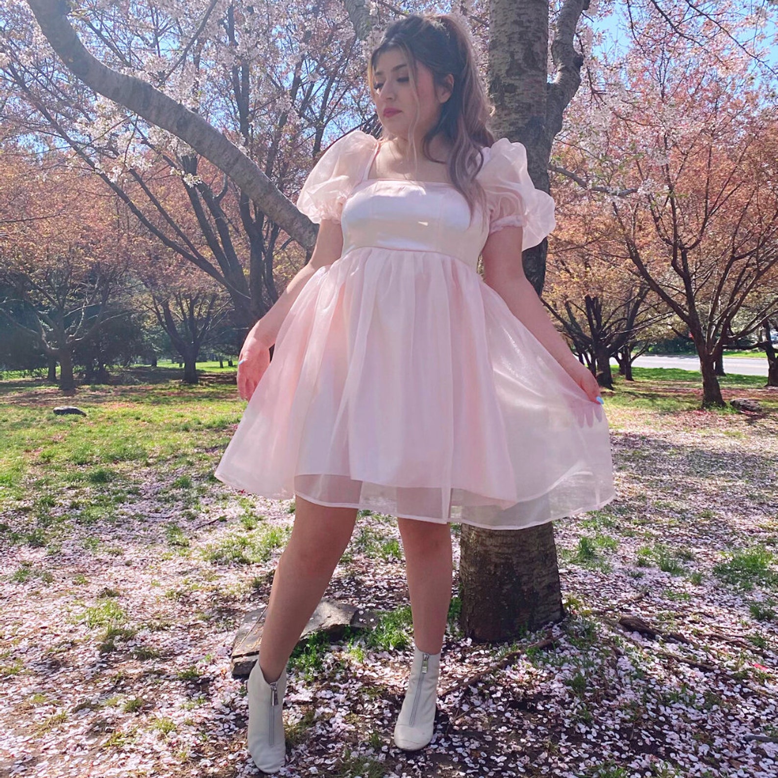 Puffy Dress Baby Doll Custom Made Poly Organza More Colors Etsy UK