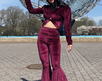 selena purple jacket