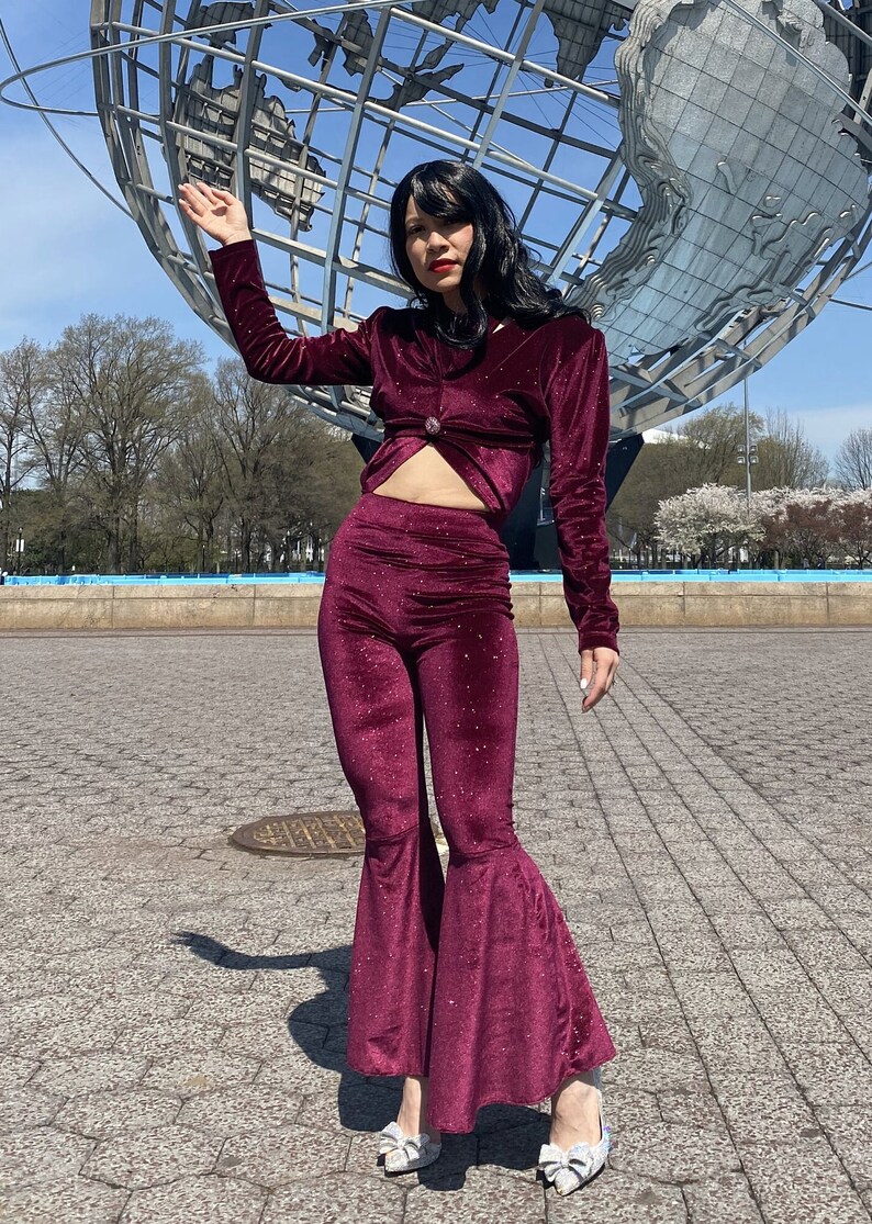 Selena Jumpsuit Costume With Bolero Jacket Adult Handmade in Etsy