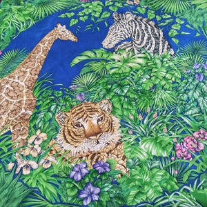 SALVATORE Ferragamo Vintage Silk Scarf - Foulard ~ Made in France.