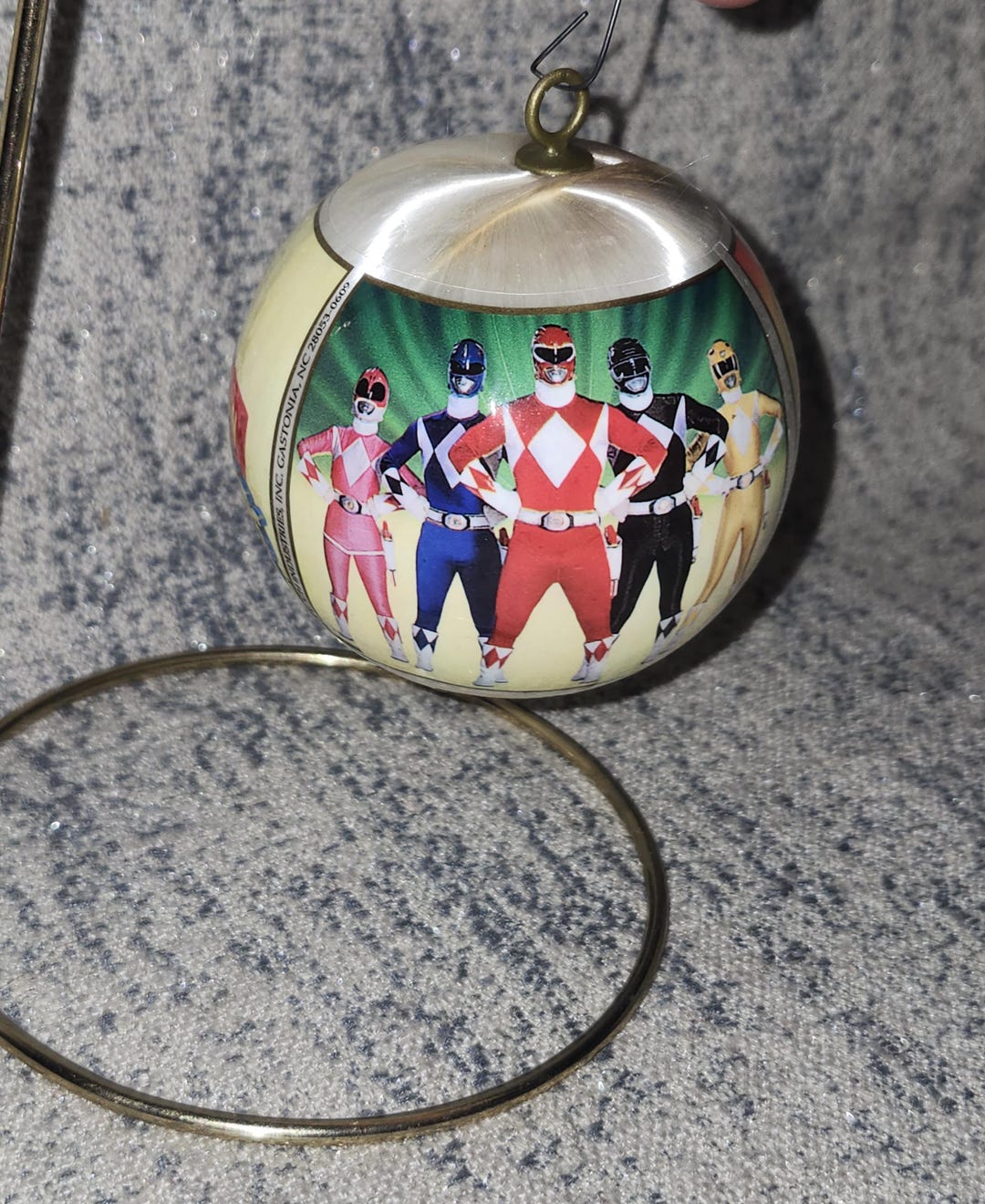 Power Rangers Tree Vintage 1994 Mighty Morphin Power Rangers Christmas Tree Satin Ornament ...