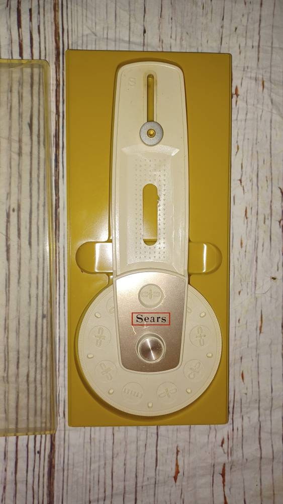 Vintage Sears Kenmore Sewing Machine Buttonhole Gauge Wheel Etsy