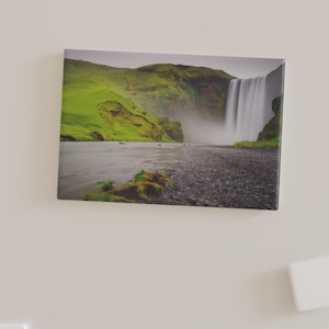 Skogafoss Island Wasserfall Magnet, Island Souvenir Magnet, Skogafoss Magnet, Island Skogafoss Wasserfall Souvenir Magnet