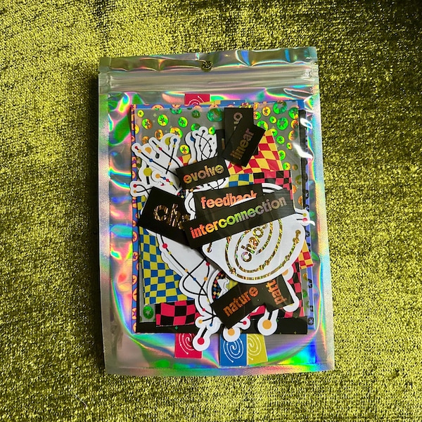 Chaos Ephemera Pack | Retro Space Age Ephemera for Journals & Planners