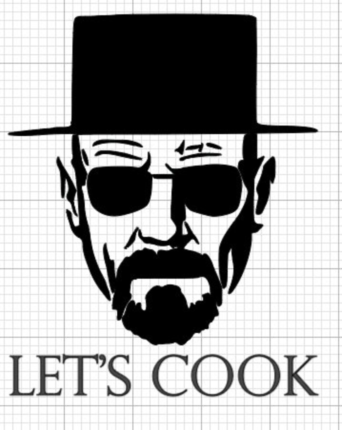 Lets Cook Walter White Vinyl Decal Etsy