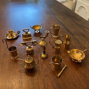 Choose Your Own: Brass Mini Houseware Collectibles