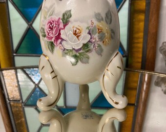 Bougeoir Vintage En Verre Transparent - Style Français - Années 1900-1940